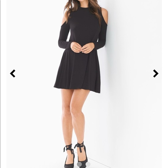 Nordstrom Dresses & Skirts - Elan Little Black Cold Shoulder Dress : Classic